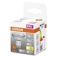 LED bodovka GU10 2,6 W STAR, teplá bílá