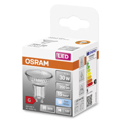 LED bodovka GU10 4,3 W STAR, studená bílá