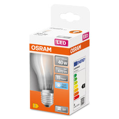 Matná LED žárovka E27 4 W STAR, studená bílá