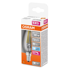 Stmívatelná LED žárovka E14 4,8 W CLASSIC B, studená bílá