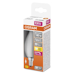 Atypická LED matná stmívatelná žárovka E14 4 W CLASSIC BA, teplá bílá