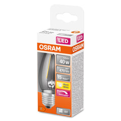 Stmívatelná LED mini svíčková žárovka E27 4,8 W CLASSIC B, teplá bílá
