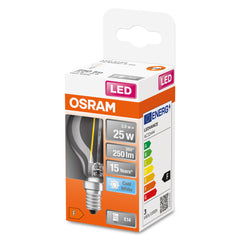 Mini LED žárovka E14 2,5 W CLASSIC P, studená bílá