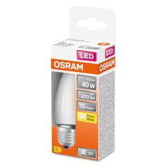 Mini svíčková LED žárovka E27 4 W CLASSIC B, teplá bílá