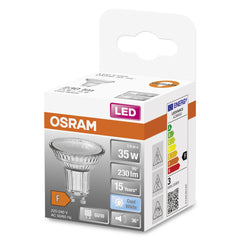 LED bodovka GU10 2,6 W STAR PAR16, studená bílá
