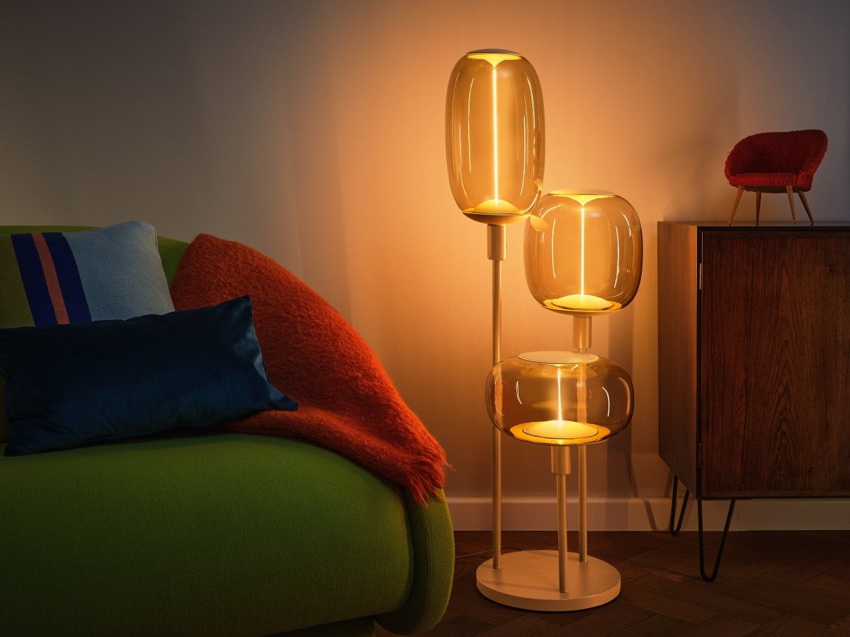 4099854453632 - Béžová Dekorativní stojací lampa 3xE27 - Stojací lampa - LEDVANCE e - shop