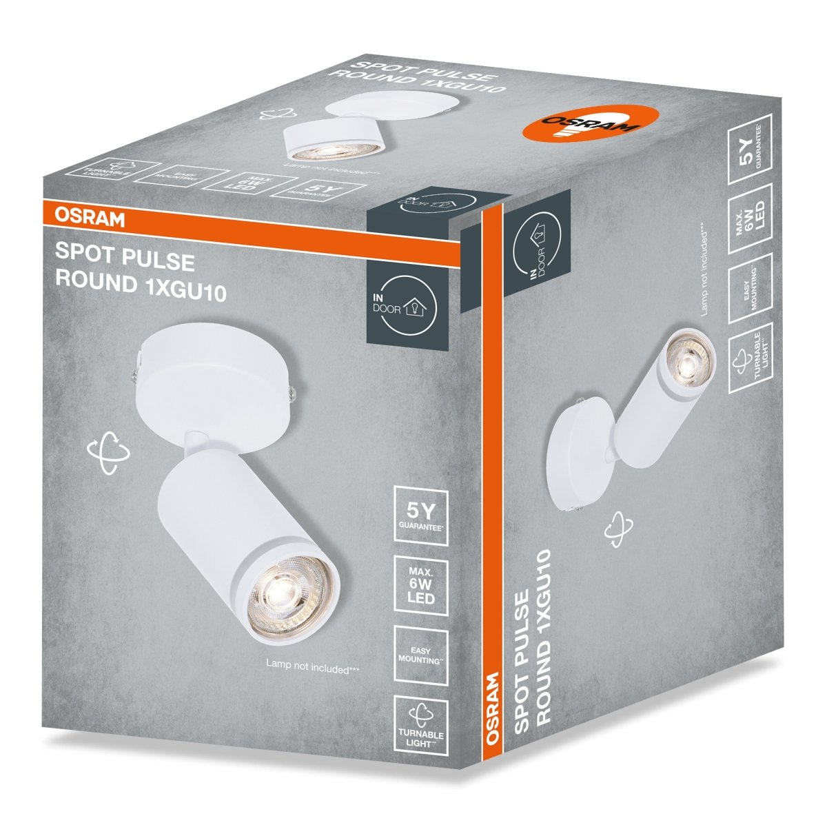 4099854587931 - Bílá Bodovka LED SPOT PULSE 1xGU10 KULATÁ 84 mm - Bodovka - Czechia LEDVANCE e - shop