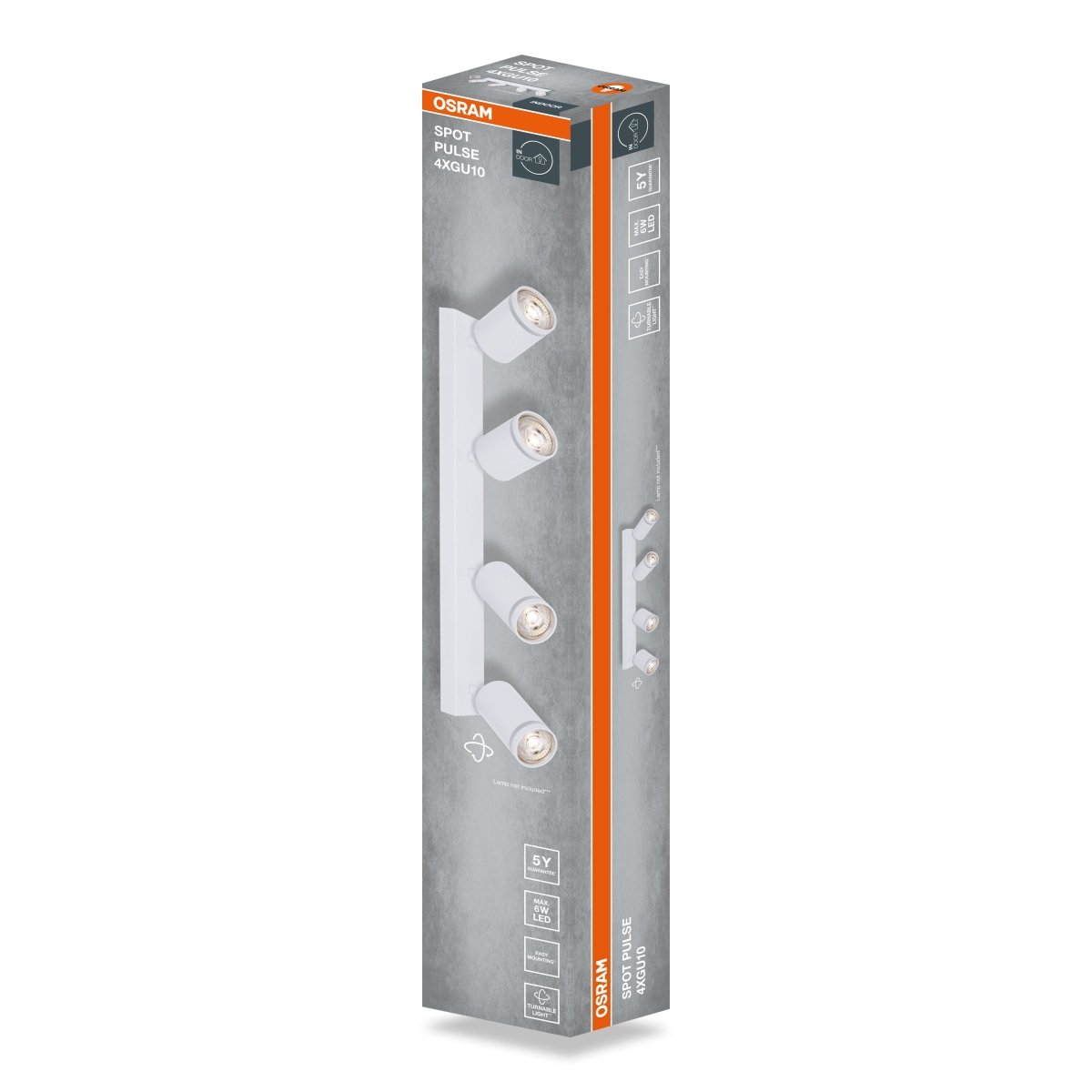 4099854587993 - Bílá Bodovka PULSE 4xGU10 490 mm - Bodovka - Czechia LEDVANCE e - shop