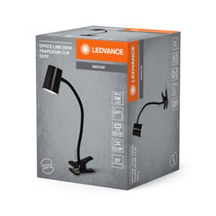 4058075843103 - Bílá stolní lampa s klipem GU10 9W OFFICE DESK TRAPEZIUM - Stolní lampa - LEDVANCE e - shop