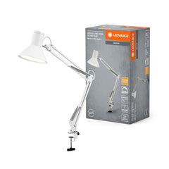 4099854388408 - Bílá stolní lampa stmívatelná 9W RETRO CLIP, teplá bílá - Stolní lampa - LEDVANCE e - shop