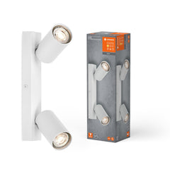 4058075833210 - Bílé LED nástěnné svítidlo 2 x GU10 OCTAGON, teplá bílá - Nástěnné svítidlo - LEDVANCE e - shop