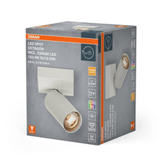 4099854474118 - Bílé LED nástěnné svítidloU10 OCTAGON, teplá bílá OSRAM - Nástěnné svítidlo - LEDVANCE e - shop