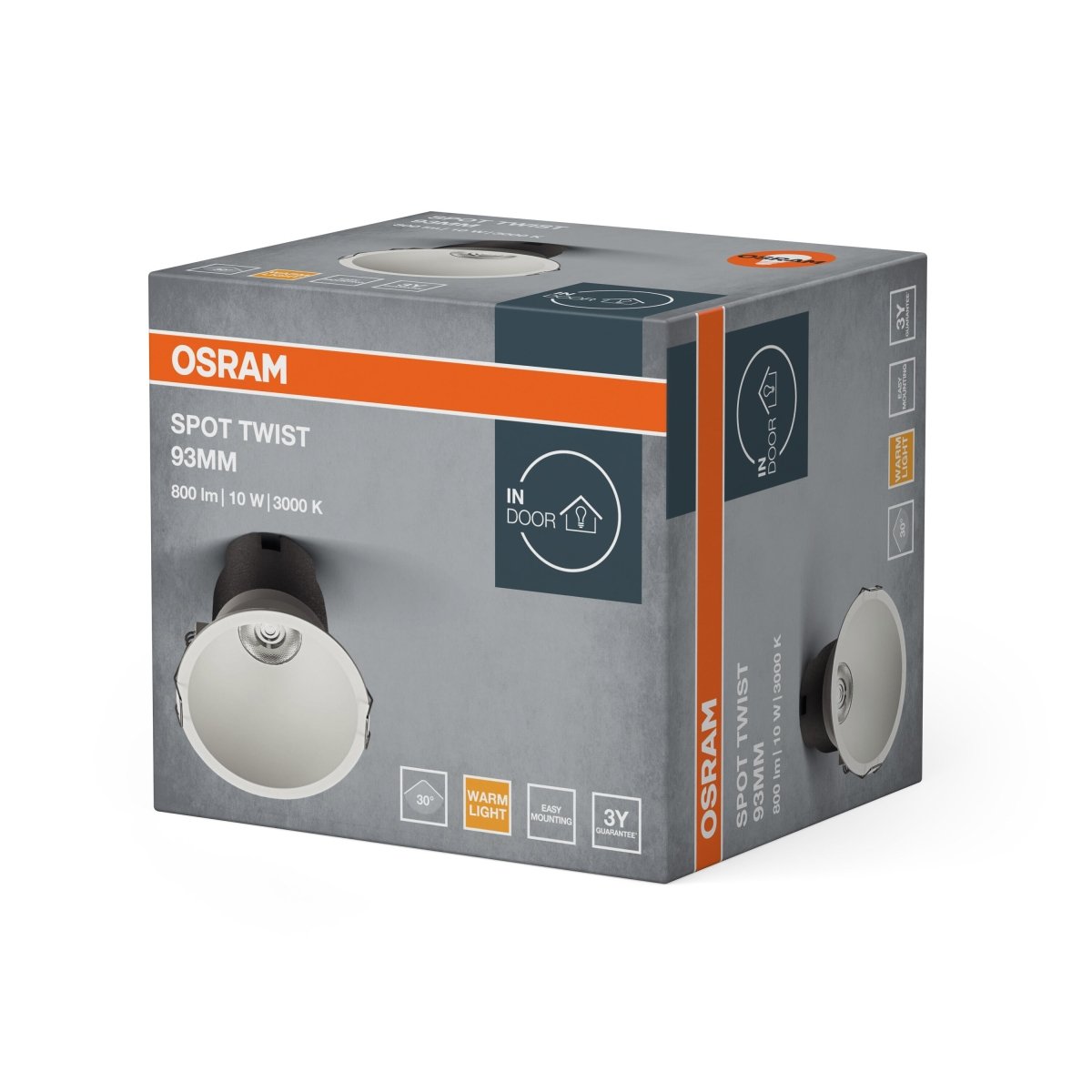 4099854446979 - Bílé LED podhledové svítidlo 10 W SPOT 93mm, studená bílá OSRAM - Podhledové svítidlo - LEDVANCE e - shop