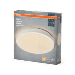 4099854448416 - Bílé LED stropní svítidlo 24 W LONDON 400 mm, teplá bílá OSRAM - Stropní svítidlo - LEDVANCE e - shop