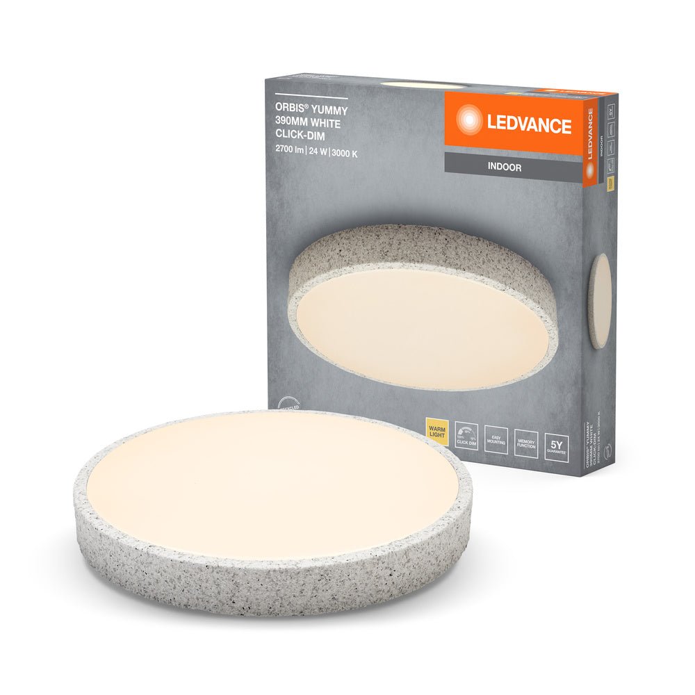 4099854283826 - Bílé LED stropní svítidlo 390 mm ORBIS, teplá bílá - Stropní svítidlo - LEDVANCE e - shop