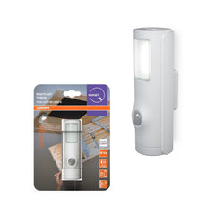 4099854531231 - Bílé mobilní orientační LED světlo NIGHTLUX® TORCH s čidlem OSRAM - Orientační svítidlo - LEDVANCE e - shop