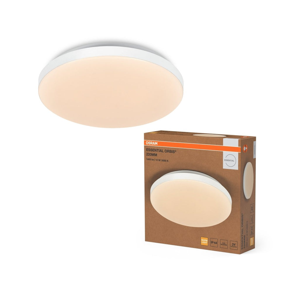 Bílé nástěnné svítidlo 12 W Teplá bílá 220mm