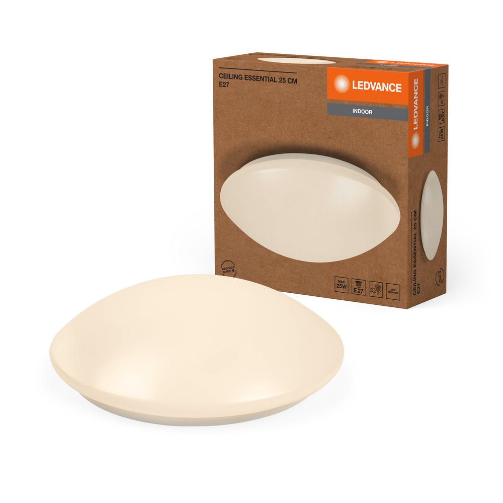4099854094569 - Bílé stropní svítidlo E27 CEILING ESSENTIAL 250mm - Stropní svítidlo - LEDVANCE e - shop