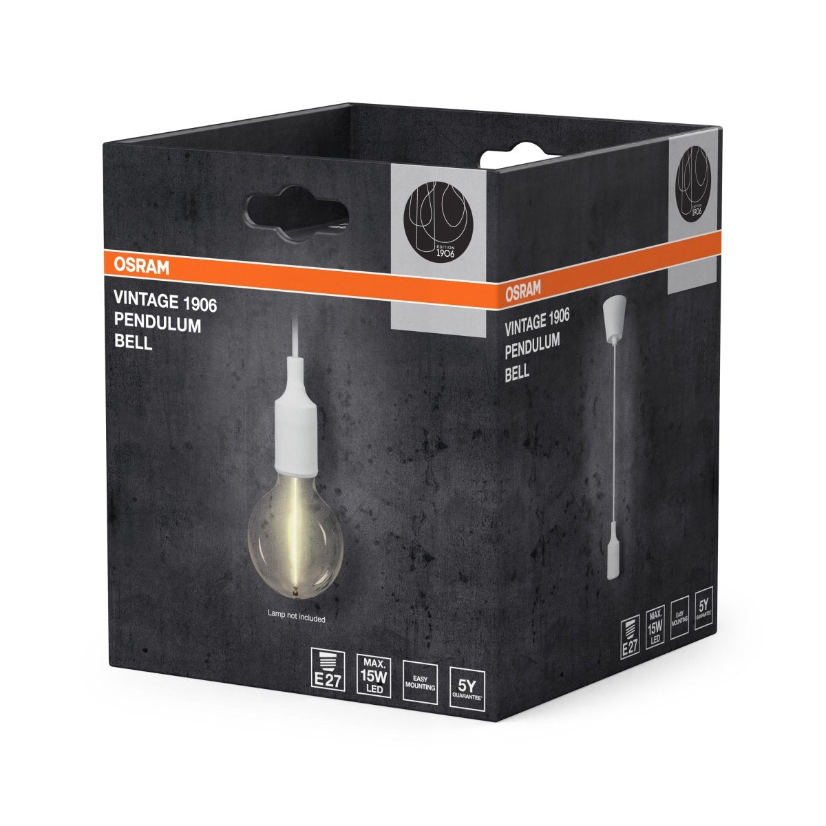 4099854419379 - Bílé stropní svítidlo E27 max 15 W VINTAGE BELL OSRAM - Lustr - LEDVANCE e - shop