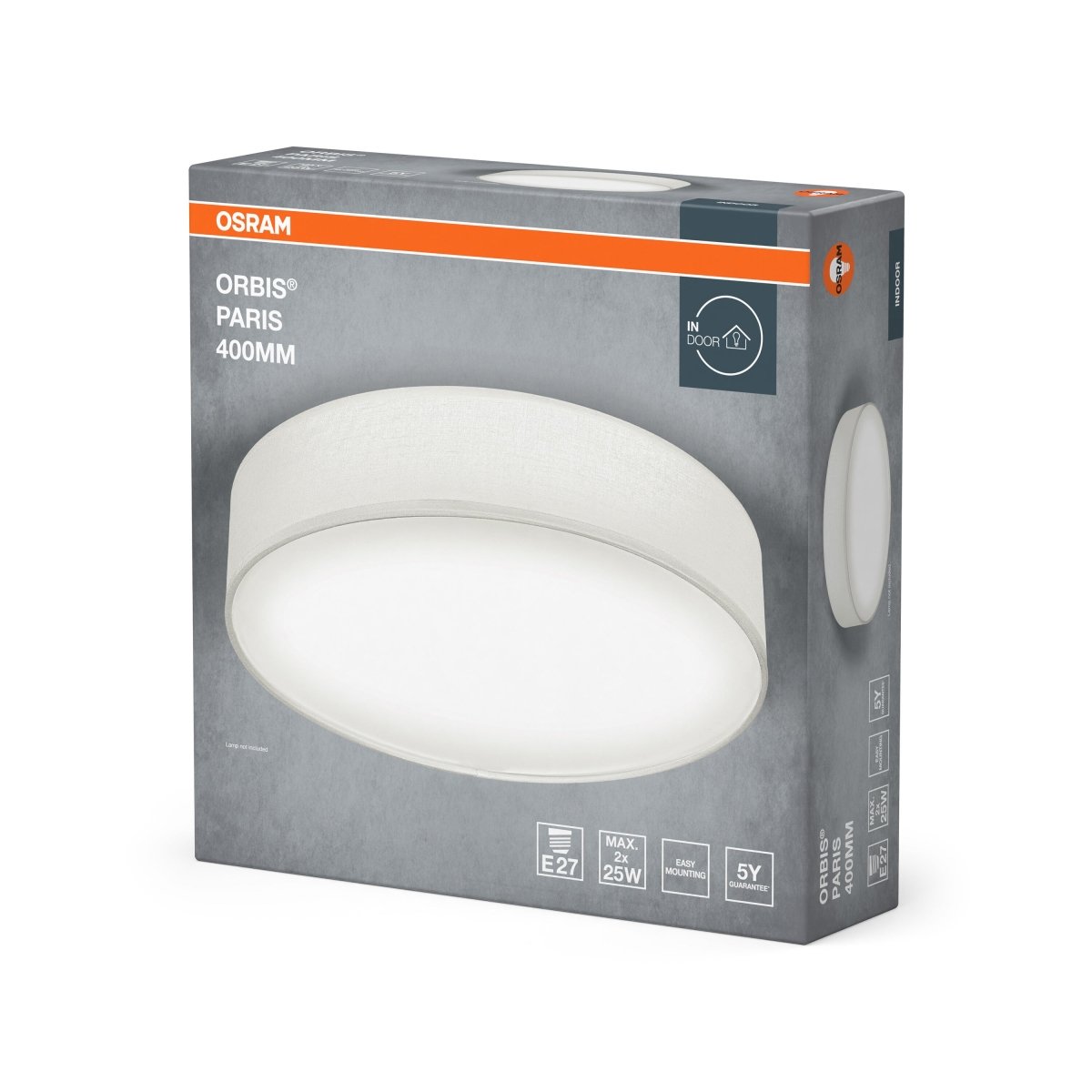4099854449505 - Bílé stropní svítidlo E27 ORBIS PARIS 400 mm OSRAM - Stropní svítidlo - LEDVANCE e - shop
