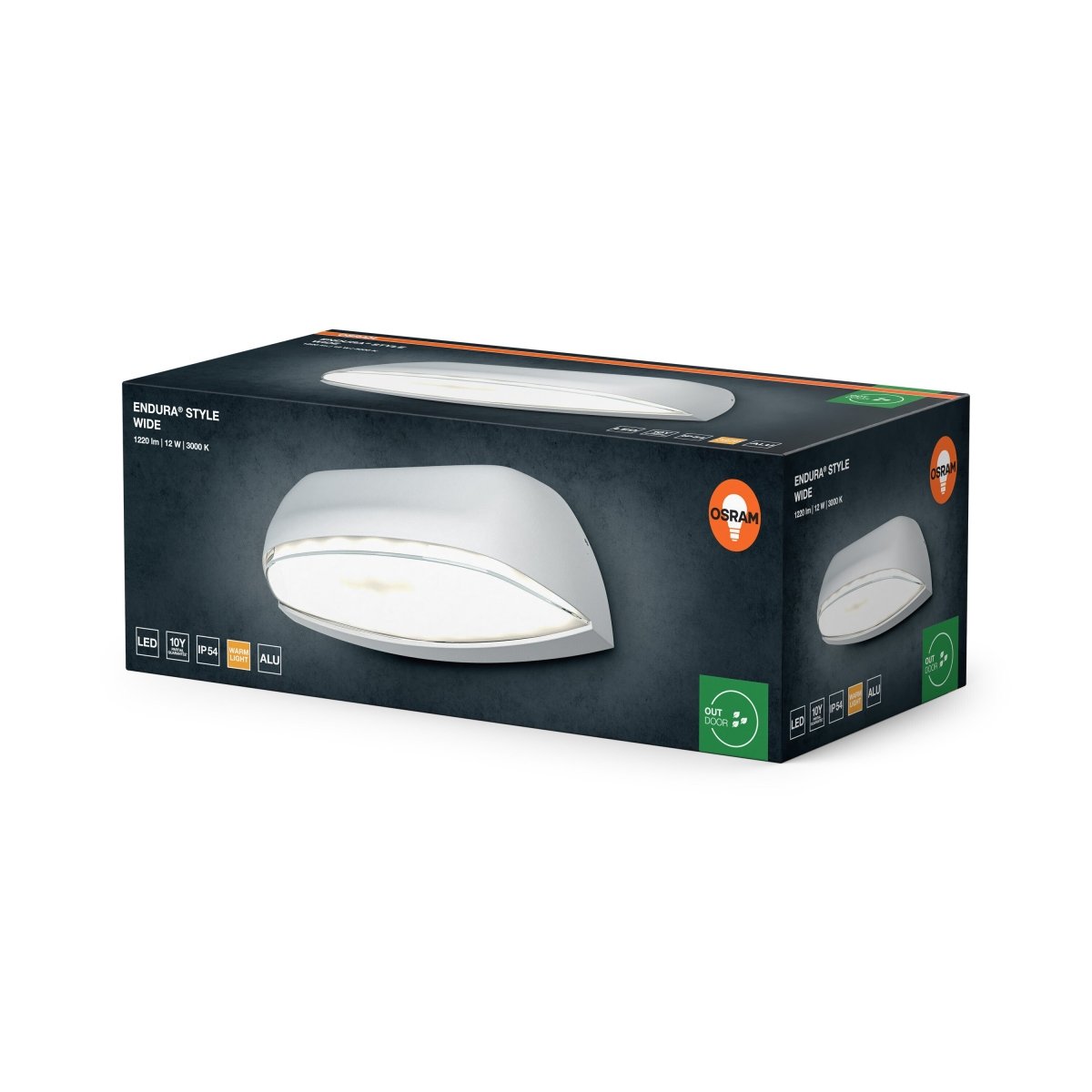 4099854462153 - Bílé venkovní dekorativní svítido 12 W Teplá bílá 86 mm - Venkovní dekorativní svítidlo - LEDVANCE e - shop
