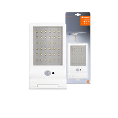 4058075267909 - Bílé venkovní solární LED světlo DOOR SOLAR IP44 se senzorem - Nástěnné venkovní svítidlo - LEDVANCE e - shop