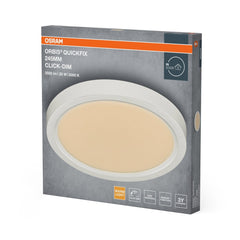 4099854604188 - Bílý LED Panel ORBIS 245mm 20W Click Stmívatelný, Teplá Bílá - LED Panel - Czechia LEDVANCE e - shop