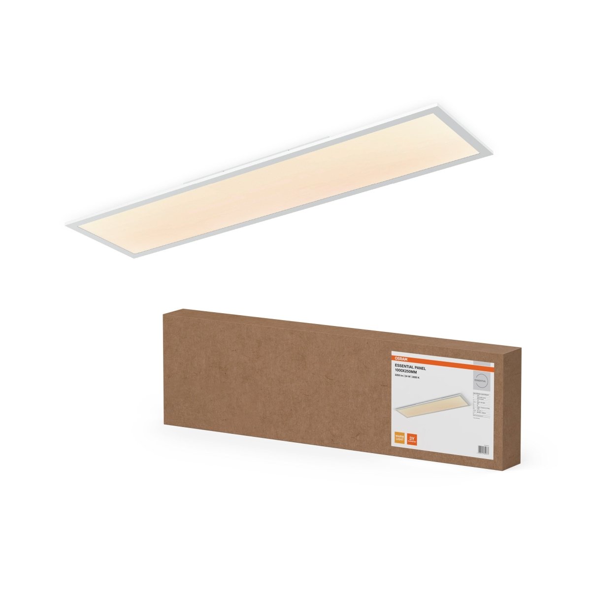 4058075854673 - Bílý panel 24 W Teplá bílá 1000 mm - LED Panel - LEDVANCE e - shop
