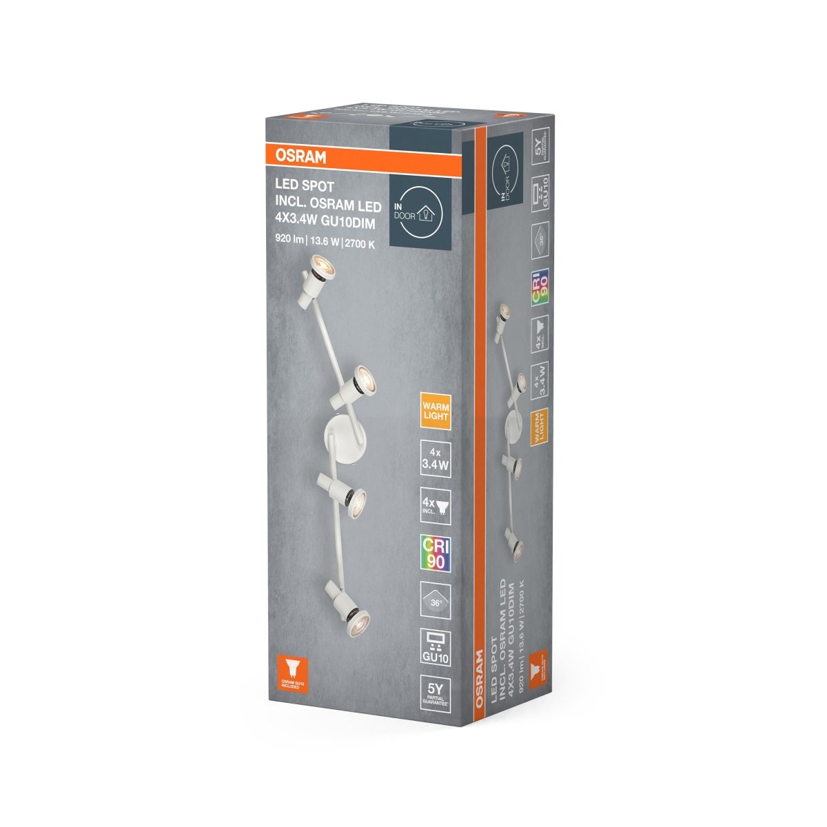 4099854474590 - Bílý reflektor 13,60 W Teplá bílá 684 mm - Reflektor - LEDVANCE e - shop
