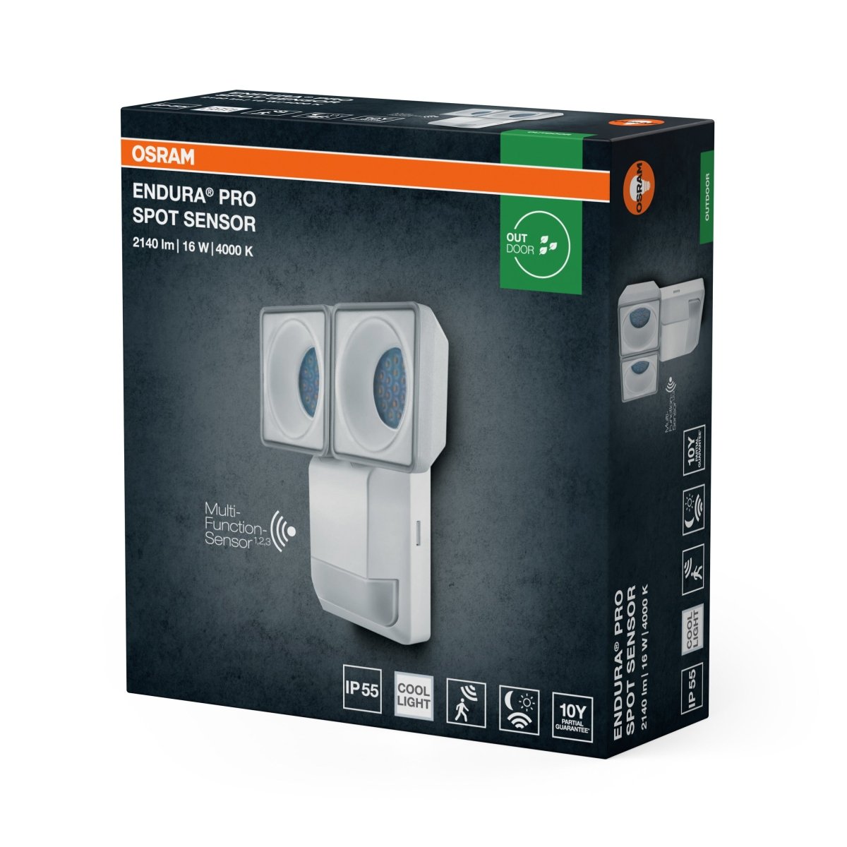 4099854451836 - Bílý reflektor 16 W Studená bílá 177 mm - Reflektor - LEDVANCE e - shop