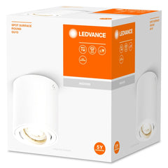 4058075758667 - Bodové stropní svítidlo bílé GU10 SPOT SURFACE ROUND - Podhledové svítidlo - LEDVANCE e - shop