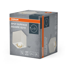 4099854446054 - Bodové stropní svítidlo bíléU10 SPOT SURFACE SQUARE OSRAM - Podhledové svítidlo - LEDVANCE e - shop