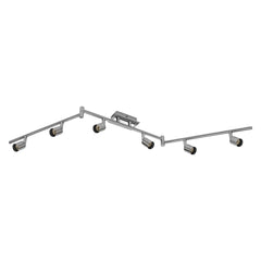 4058075852747 - Bodové svítidlo LED Cylinder Duo, 6x GU10, Kartáčovaný nikl - Czechia LEDVANCE e - shop