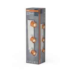 4058075852969 - Bodové svítidlo LED Half Wood Line, 3x GU10, Bílá/Dřevo - Czechia LEDVANCE e - shop