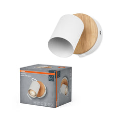 4058075852846 - Bodové svítidlo LED Wood Line, 1x GU10, Bílá/Dřevo - Czechia LEDVANCE e - shop