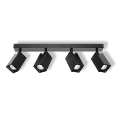 4099854589140 - Bodovka ANGULAR Černá 4x GU10 Stropní lišta - Bodovka - Czechia LEDVANCE e - shop