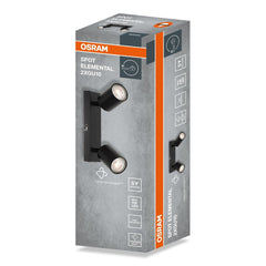 4099854587542 - Černá Bodovka LED SPOT ELEMENTAL 2xGU10 210 mm - Bodovka - Czechia LEDVANCE e - shop