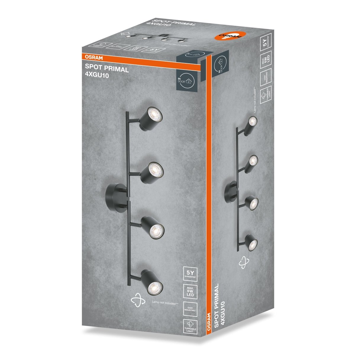 4099854587405 - Černá Bodovka LED SPOT PRIMAL 4xGU10 580 mm - Bodovka - Czechia LEDVANCE e - shop