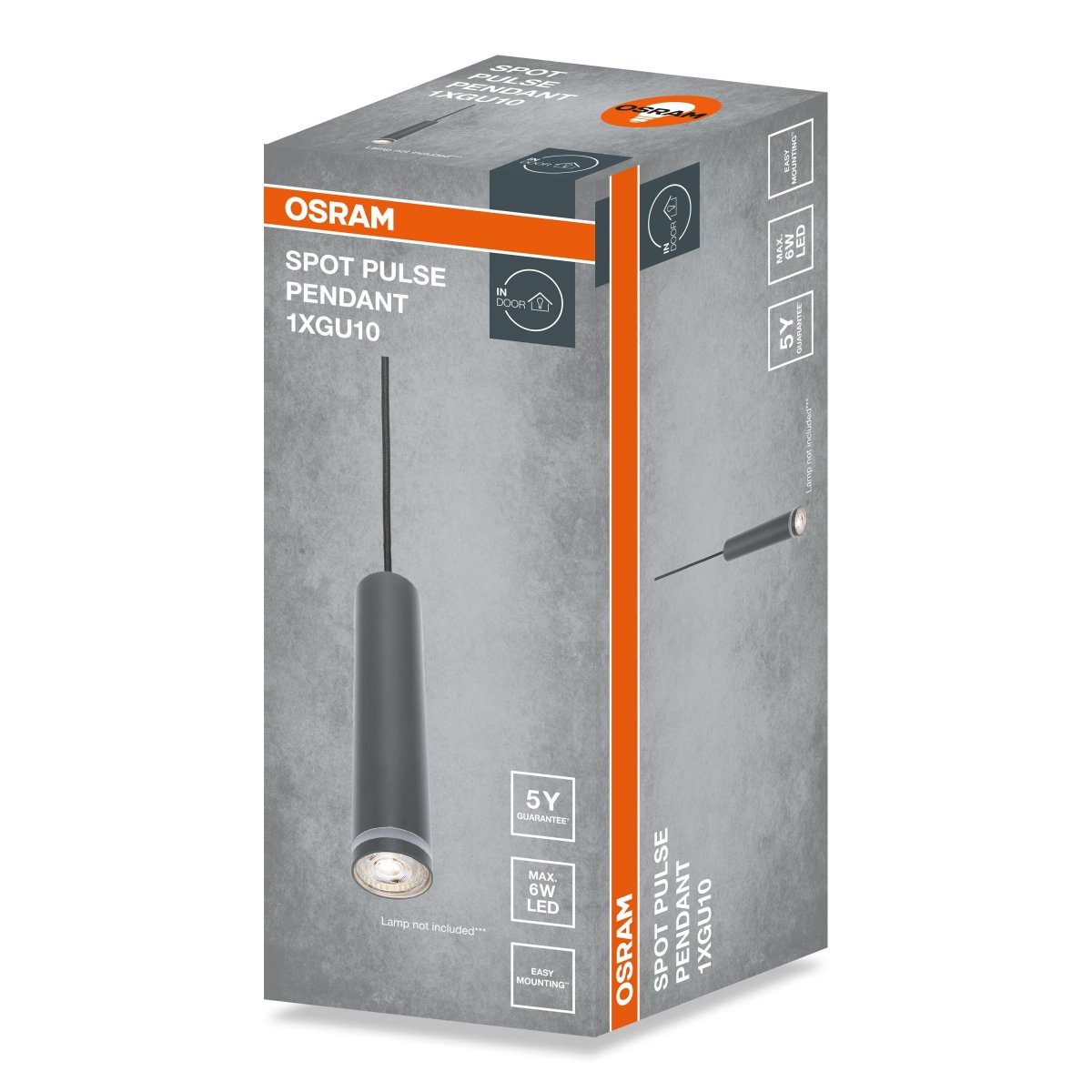 4099854587917 - Černá Bodovka LED SPOT PULSE 1xGU10 Závěsné - Bodovka - Czechia LEDVANCE e - shop