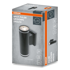 4099854587894 - Černá Bodovka LED SPOT PULSE 2xGU10 UP/DOWN 180 mm - Bodovka - Czechia LEDVANCE e - shop