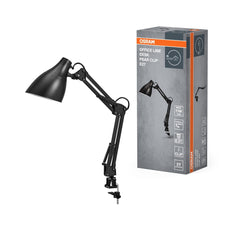 4099854464614 - Černá stolní lampa E27 11W OFFICE LINE DESK PEAR CLIP OSRAM - Stolní lampa - Czechia LEDVANCE e - shop