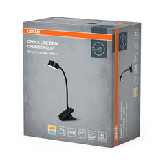 4099854464294 - Černá stolní lampa připínací USB 4.8W CYLINDER, laditelná bílá OSRAM - Stolní lampa - Czechia LEDVANCE e - shop