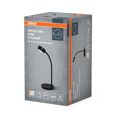 4099854464256 - Černá stolní lampa USB 4.8W OFFICE CYLINDER, laditelná bílá OSRAM - Stolní lampa - Czechia LEDVANCE e - shop