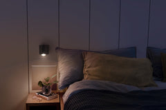 4058075828469 - Černé LED nástěnné svítidlo 3,4 W GU10 OCTAGON, teplá bílá - Nástěnné svítidlo - LEDVANCE e - shop