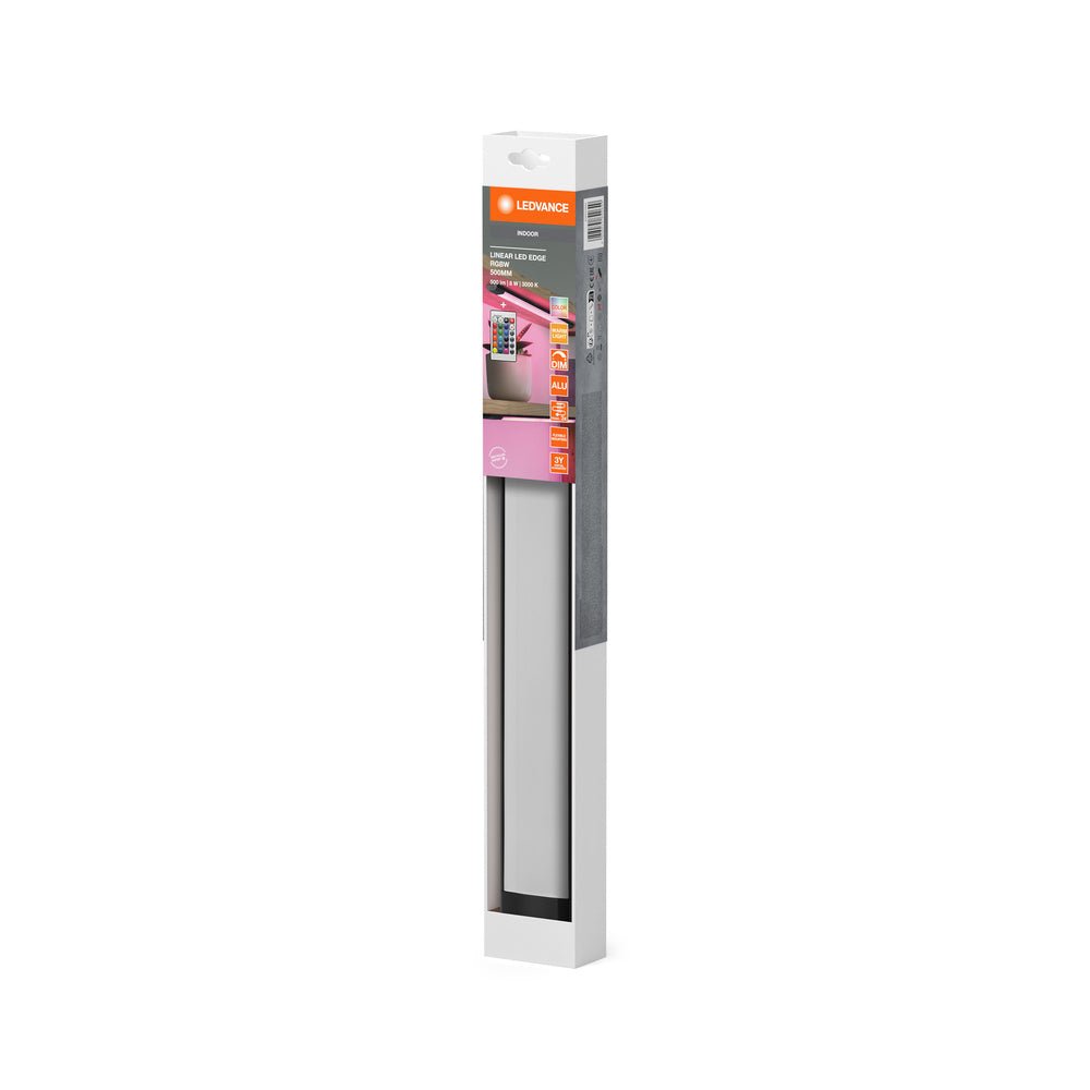 4058075842649 - Černé LED podlinkové svítidlo RGBW LINEAR EDGE 500mm - Podlinkové svítidlo - LEDVANCE e - shop