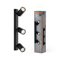 4099854474040 - Černé LED stropní svítidlo 10,2 W 3 SPOT OCTAGON, teplá bílá OSRAM - Stropní svítidlo - LEDVANCE e - shop