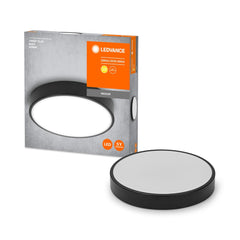 4099854092442 - Černé LED stropní svítidlo 20 W SLIM MOIA 280 mm, teplá bílá - Stropní svítidlo - LEDVANCE e - shop