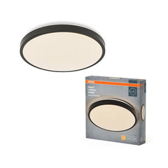 4099854448393 - Černé LED stropní svítidlo 24 W LONDON 400 mm, teplá bílá OSRAM - Stropní svítidlo - LEDVANCE e - shop
