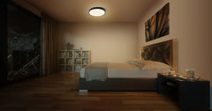 4099854092480 - Černé LED stropní svítidlo 36 W SLIM MOIA 480 mm, teplá bílá - Stropní svítidlo - LEDVANCE e - shop
