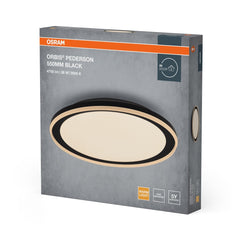 4099854449802 - Černé LED stropní svítidlo 550 mm ORBIS, teplá bílá OSRAM - Stropní svítidlo - LEDVANCE e - shop